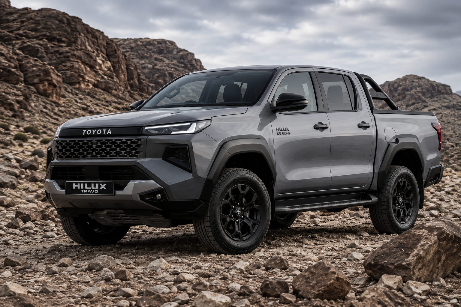 Toyota Hilux Travo 2.8 GD6 front view Stage 1 ECU tuning South Africa